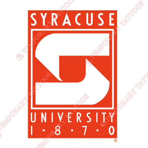 Syracuse Orange Customize Temporary Tattoos Stickers NO.6418